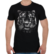 PRINTFASHION Tigris - Férfi póló - Fekete