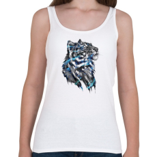 PRINTFASHION Tigris - Női atléta - Fehér