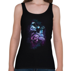 PRINTFASHION Tigriscsapás - Női atléta - Fekete