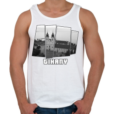 PRINTFASHION Tihany (GTA stílus) - Férfi atléta - Fehér