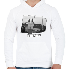 PRINTFASHION Tihany (GTA stílus) - Férfi kapucnis pulóver - Fehér