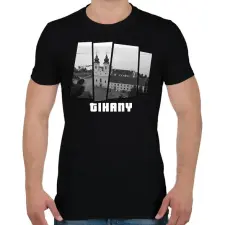 PRINTFASHION Tihany (GTA stílus) - Férfi póló - Fekete férfi póló