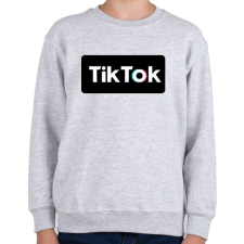 PRINTFASHION Tik Tok BOX - Gyerek pulóver - Sport szürke gyerek pulóver, kardigán