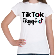 PRINTFASHION Tik Tok Függő - Női póló - Fehér női póló