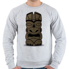 PRINTFASHION Tiki - Férfi pulóver - Sport szürke