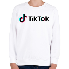 PRINTFASHION TikTok   - Gyerek pulóver - Fehér gyerek pulóver, kardigán