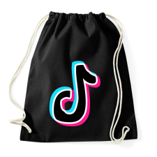 PRINTFASHION Tiktok - Sportzsák, Tornazsák - Fekete tornazsák