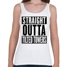 PRINTFASHION Tilted Towers - Női atléta - Fehér