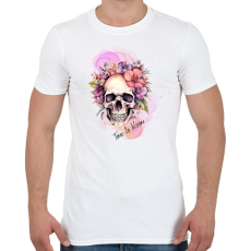 PRINTFASHION Time to bloom - Férfi póló - Fehér