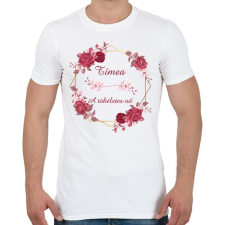 PRINTFASHION Tímea - Férfi póló - Fehér férfi póló