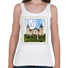 PRINTFASHION Tiszadob - Női atléta - Fehér női trikó