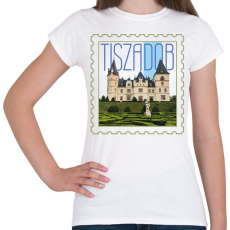 PRINTFASHION Tiszadob - Női póló - Fehér