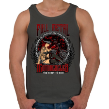 PRINTFASHION Tiszta vas - Férfi atléta - Sötétszürke atléta, trikó