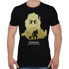 PRINTFASHION Titanfall - Férfi póló - Fekete férfi póló