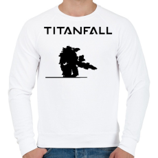 PRINTFASHION Titanfall - Férfi pulóver - Fehér