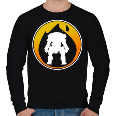 PRINTFASHION Titanfall - Férfi pulóver - Fekete