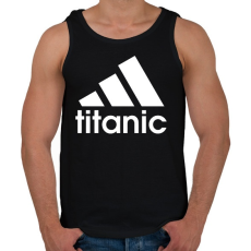 PRINTFASHION Titanic 2 - Férfi atléta - Fekete