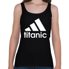 PRINTFASHION Titanic 2 - Női atléta - Fekete női trikó