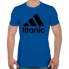 PRINTFASHION Titanic - Férfi póló - Királykék férfi póló