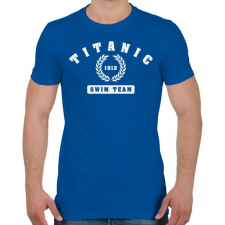 PRINTFASHION titanic-swim-team-white - Férfi póló - Királykék férfi póló