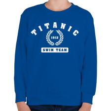 PRINTFASHION titanic-swim-team-white - Gyerek pulóver - Királykék gyerek pulóver, kardigán