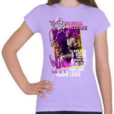 PRINTFASHION TO FALL IN LOVE - Női póló - Viola női póló