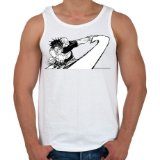 PRINTFASHION Toji Fushiguro - Férfi atléta - Fehér