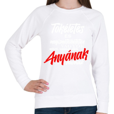 PRINTFASHION tökéletes anya fehér - Női pulóver - Fehér