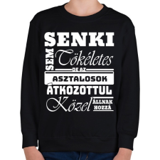 PRINTFASHION Tökéletes asztalos - Gyerek pulóver - Fekete gyerek pulóver, kardigán