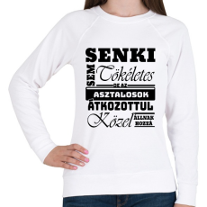 PRINTFASHION tökéletes asztalos - Női pulóver - Fehér