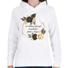 PRINTFASHION Tökéletes feleség szülinapja december  - Női kapucnis pulóver - Fehér női pulóver, kardigán