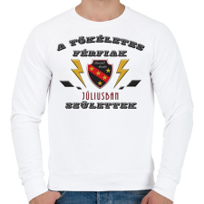 PRINTFASHION Tökéletes férfi - Férfi pulóver - Fehér férfi pulóver, kardigán