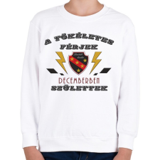 PRINTFASHION Tökéletes férjek december - Gyerek pulóver - Fehér gyerek pulóver, kardigán