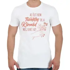 PRINTFASHION Tökéletes köröm - Férfi póló - Fehér férfi póló