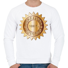 PRINTFASHION Tökeletes minőség - Férfi pulóver - Fehér