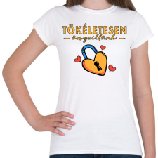 PRINTFASHION Tökéletesen összeillünk - Páros póló - Női póló - Fehér női póló