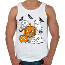 PRINTFASHION Tökös szellemek - Férfi atléta - Fehér