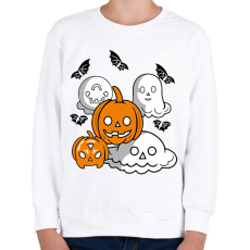 PRINTFASHION Tökös szellemek - Gyerek pulóver - Fehér