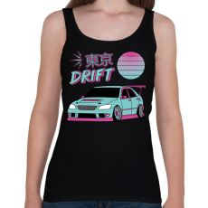 PRINTFASHION Tokyo drift - Női atléta - Fekete
