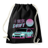 PRINTFASHION Tokyo drift - Sportzsák, Tornazsák - Fekete