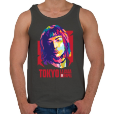 PRINTFASHION TOKYO - Férfi atléta - Sötétszürke atléta, trikó
