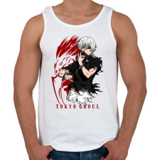 PRINTFASHION Tokyo Ghoul - Férfi atléta - Fehér atléta, trikó