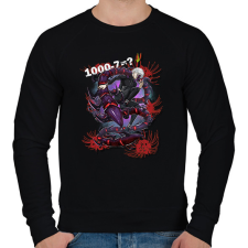 PRINTFASHION tokyo ghoul - Férfi pulóver - Fekete férfi pulóver, kardigán