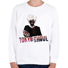 PRINTFASHION Tokyo Ghoul - Gyerek pulóver - Fehér gyerek pulóver, kardigán