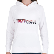 PRINTFASHION Tokyo Ghoul logo - Női kapucnis pulóver - Fehér női pulóver, kardigán