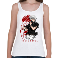 PRINTFASHION Tokyo Ghoul - Női atléta - Fehér női trikó