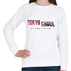 PRINTFASHION Tokyo ghoul - Női pulóver - Fehér