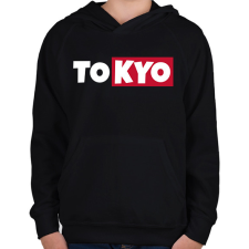 PRINTFASHION TOKYO - Gyerek kapucnis pulóver - Fekete gyerek pulóver, kardigán