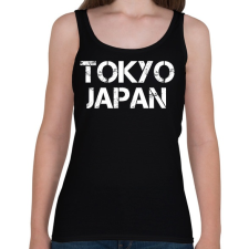 PRINTFASHION Tokyo Japan - Női atléta - Fekete női trikó