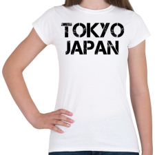 PRINTFASHION Tokyo Japán  - Női póló - Fehér női póló